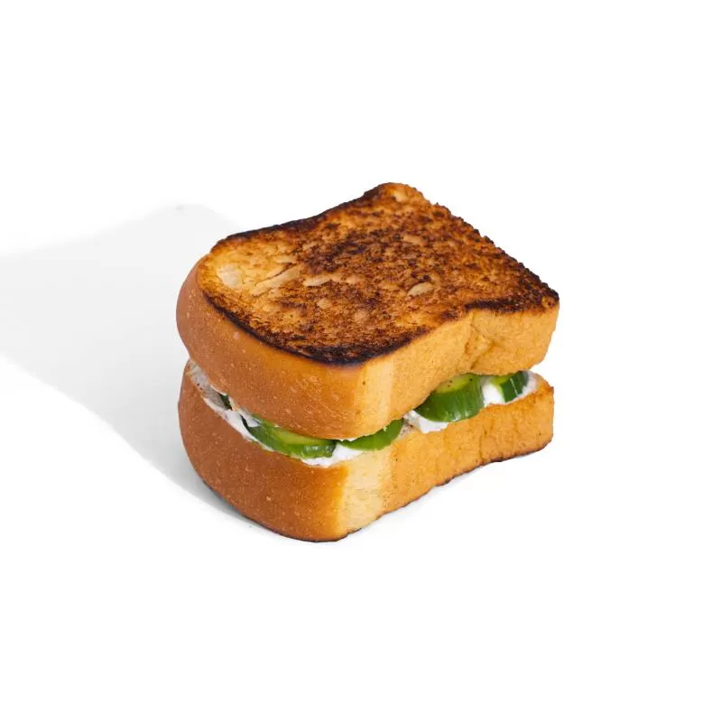 Labneh and Cucumber Sandwich