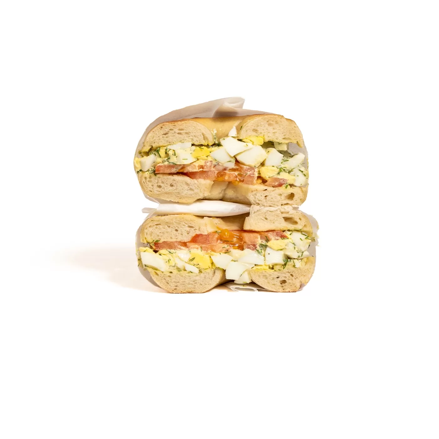 Egg Salad Bagel Sandwich