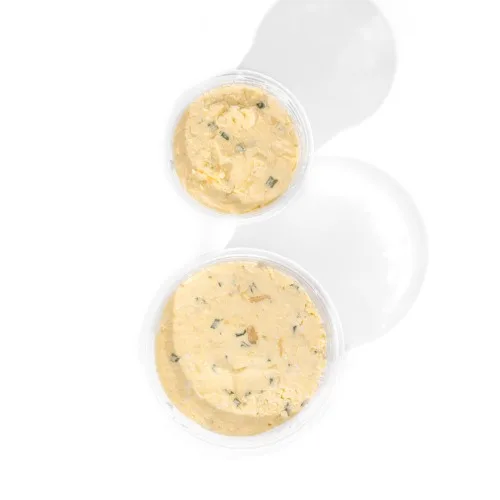 Small Garlic and chives whipped butter