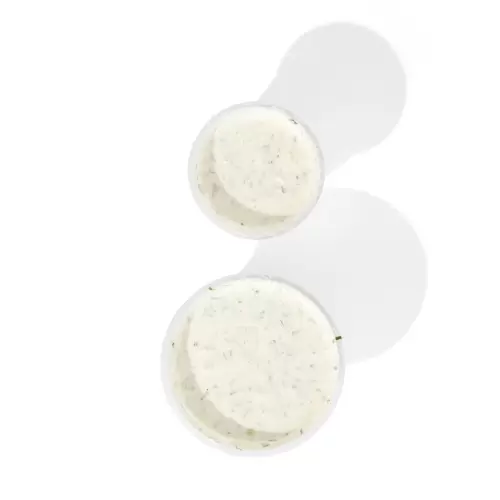 Large Whipped fetta with cucumbers and mint