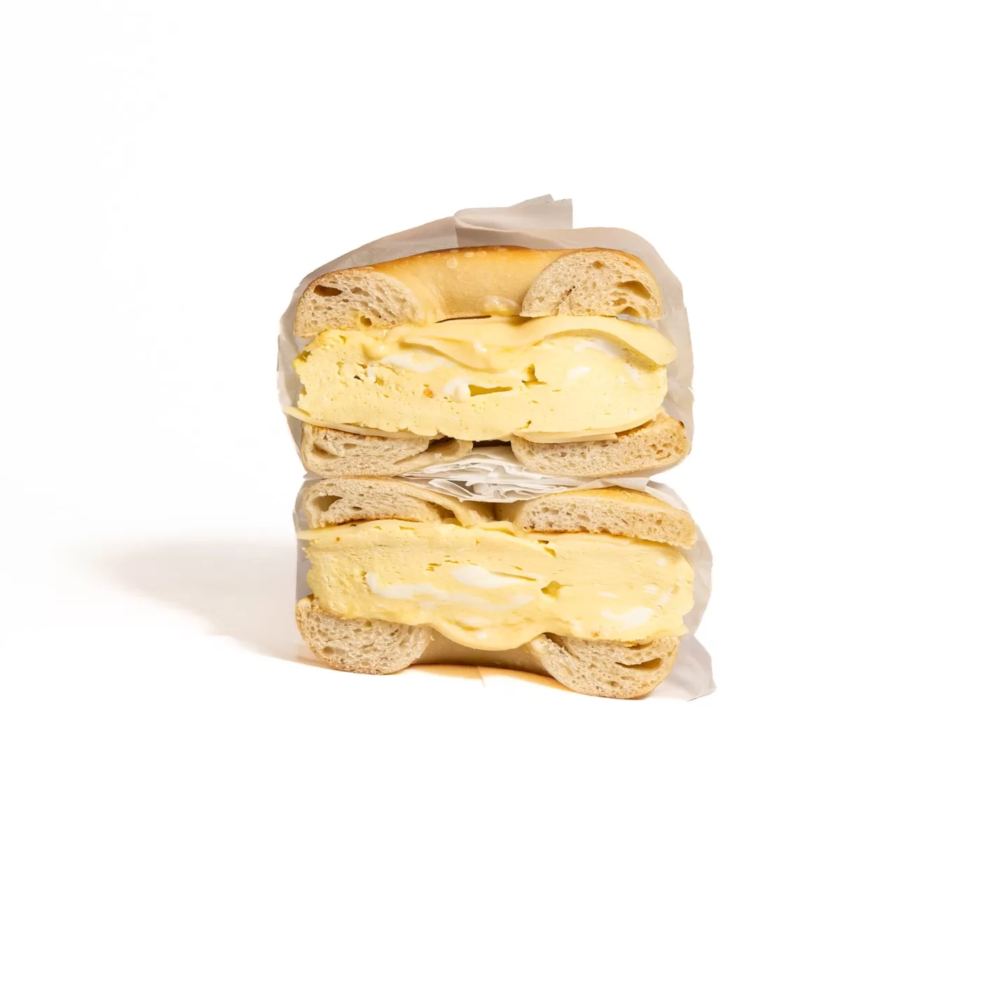 Creamy Egg & Cheese Bagel Sandwich